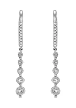 Outlet ✔️ 14K Yellow Gold 7-8mm White Rice Freshwater Cultured Pearl Dangle Threader Earrings by Belk & Co. ✔️ -DealsBelk & Co. Store Belk 1376