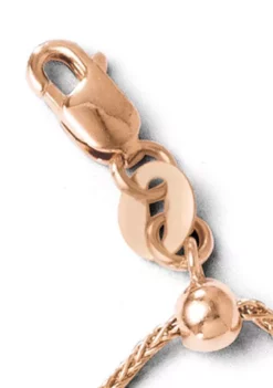 Wholesale 👏 14K Rose Gold 1 Millimeter Adjustable Wheat Chain by Belk & Co. ✔️ -DealsBelk & Co. Store Belk 13876