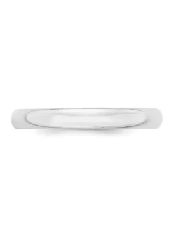 Hot Sale 🎉 Men's 14K White Gold 3 Millimeter Lightweight Half Round Band by Belk & Co. 🤩 -DealsBelk & Co. Store Belk 13928