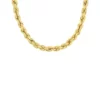 Best Pirce ⌛ 20 Inch Rope Chain Necklace in 10K Yellow Gold by Belk & Co. 🎁