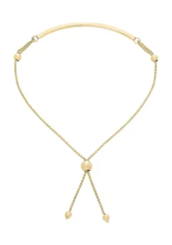 Best reviews of ⌛ Bolo Bead with Curved Bar Bracelet in 10k Yellow Gold by Belk & Co. 🧨 -DealsBelk & Co. Store Belk 1399