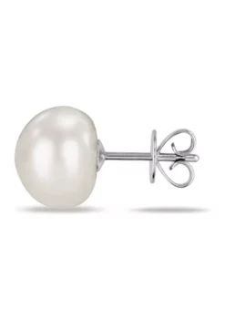 Top 10 😉 9-10mm Cultured Freshwater Pearl Stud Earrings in 14k White Gold by Belk & Co. 🧨 -DealsBelk & Co. Store Belk 13992