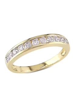 Discount 😍 1/2 ct. t.w. Diamond Anniversary Band in 14K Yellow Gold by Belk & Co. 😍 9 Discount 😍 1/2 ct. t.w. Diamond Anniversary Band in 14K Yellow Gold by Belk & Co. 😍 -DealsBelk & Co. Store Belk 14002