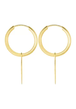 Discount 💯 Endless Hoop Angel Wing Earrings by Belk & Co. ⭐ -DealsBelk & Co. Store Belk 14024