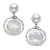 Best Pirce ⭐ Mother of Pearl & Freshwater Pearl Earrings by Belk & Co. 🎁