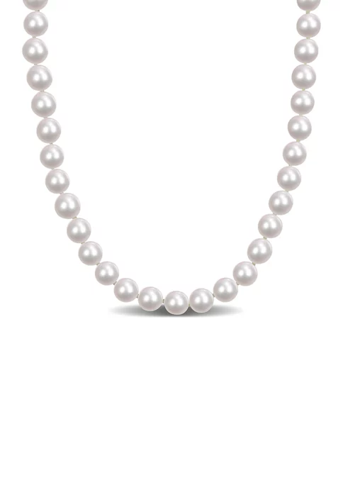 Coupon ๐ 18" 8-8.5MM Japanese Akoya Cultured Pearl Necklace with 14K FE Clasp, AA Quality by Belk & Co. ๐ 6 Coupon ๐ 18" 8-8.5MM Japanese Akoya Cultured Pearl Necklace with 14K FE Clasp, AA Quality by Belk & Co. ๐ - Image 6