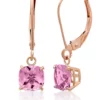Best Pirce 💯 10k Rose Gold Pink Amethyst Earrings by Belk & Co. 🤩