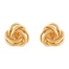 Top 10 🤩 Knot Stud Earrings in 14K Yellow Gold by Belk & Co. 👍