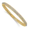 Wholesale 😀 14K Two Tone Polished Stretch Bracelet by Belk & Co. ✔️
