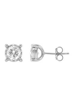 Wholesale ๐ 1 ct. t.w. Diamond Stud Earrings in Sterling Silver by Belk & Co. ๐