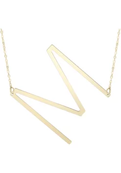 Budget 🔔 14 Karat Yellow Gold Initial-M Necklace by Belk & Co. 🛒 -DealsBelk & Co. Store Belk 14169