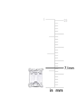 Budget 👍 Lab Created 2 ct. t.g.w. Created Moissanite Stud Earrings in Sterling Silver by Belk & Co. ❤️ -DealsBelk & Co. Store Belk 14172