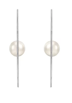 Best deal ๐ 16 ct. t.w. Freshwater Pearl Earrings in Sterling Silver by Belk & Co. ๐