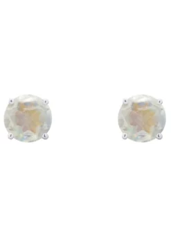 Brand new 🎉 14K Gold 5mm Round Moonstone Stud Earrings by Belk & Co. 😍 -DealsBelk & Co. Store Belk 14289