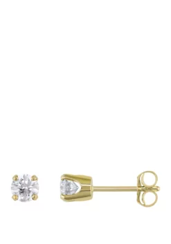 Buy 🎁 1/2 ct. t.w. Diamond Stud Earrings in 14k Yellow Gold by Belk & Co. 👏