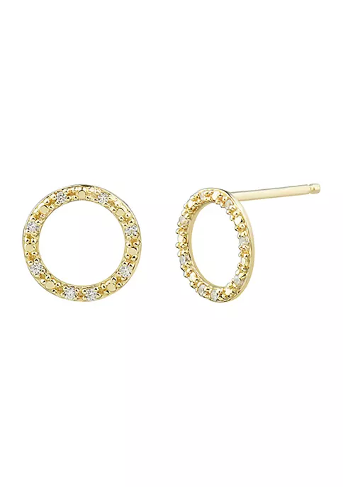 Coupon ๐ 1/10 ct. t.w. Diamond Earrings in 10K Yellow Gold by Belk & Co. ๐ 1 Coupon ๐ 1/10 ct. t.w. Diamond Earrings in 10K Yellow Gold by Belk & Co. ๐