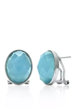 Coupon 🌟 Sterling Silver Milky Aquamarine Earrings by Belk & Co. 🤩 -DealsBelk & Co. Store Belk 14336
