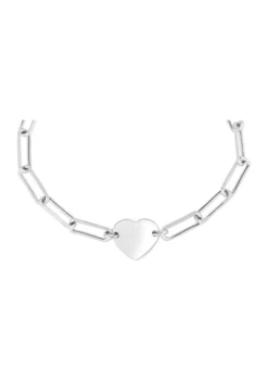 Top 10 🛒 Sterling Silver Heart Paperclip Bracelet by Belk & Co. ✨ -DealsBelk & Co. Store Belk 14399