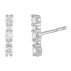 New ✨ 1/4 ct. t.w. Lab Created Diamond Earrings in 10K White Gold by Belk & Co. 🔥