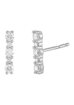New ✨ 1/4 ct. t.w. Lab Created Diamond Earrings in 10K White Gold by Belk & Co. 🔥 -DealsBelk & Co. Store Belk 14425