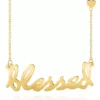 Top 10 💯 10k Yellow Gold Blessed Necklace by Belk & Co. 👏