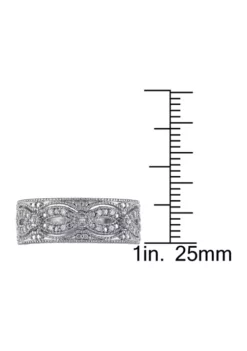 Best Sale 🔥 1/10 ct. t.w. Diamond Vintage Ring In Sterling Silver by Belk & Co. 💯 -DealsBelk & Co. Store Belk 1449