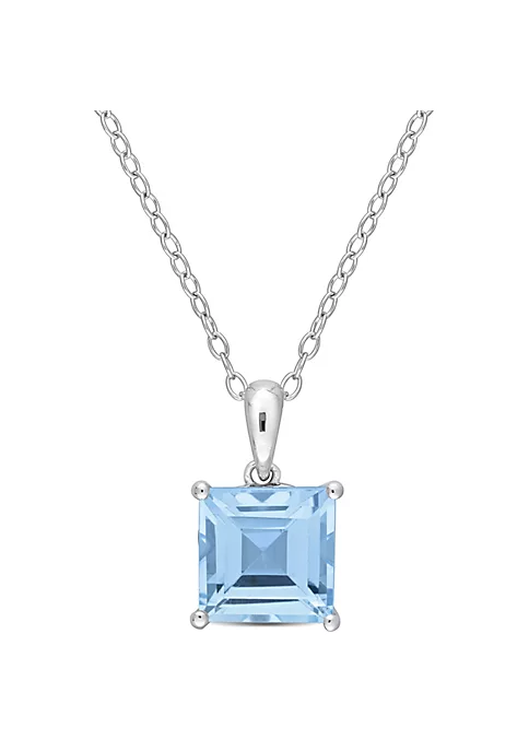 Coupon โจ 3 ct. t.g.w. Sky Blue Topaz Solitaire Pendant with Chain in Sterling Silver by Belk & Co. ๐ 1 Coupon โจ 3 ct. t.g.w. Sky Blue Topaz Solitaire Pendant with Chain in Sterling Silver by Belk & Co. ๐