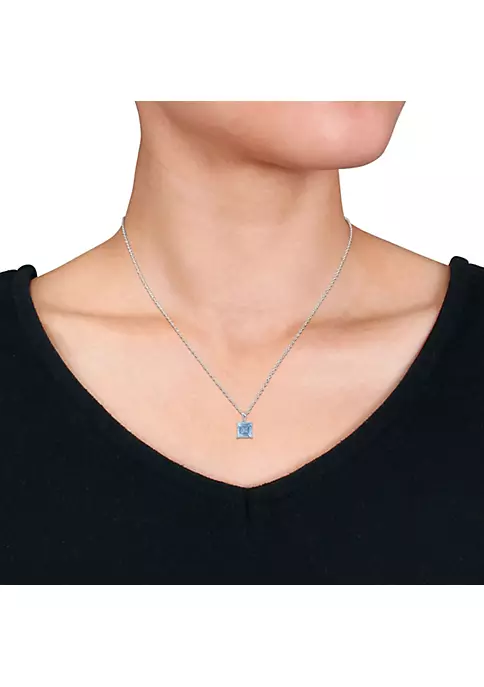 Coupon โจ 3 ct. t.g.w. Sky Blue Topaz Solitaire Pendant with Chain in Sterling Silver by Belk & Co. ๐ 2 Coupon โจ 3 ct. t.g.w. Sky Blue Topaz Solitaire Pendant with Chain in Sterling Silver by Belk & Co. ๐ - Image 2