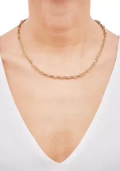 Hot Sale 👏 Fancy Marina Chain Necklace in Gold Over Sterling Silver by Belk & Co. 🥰 -DealsBelk & Co. Store Belk 14592