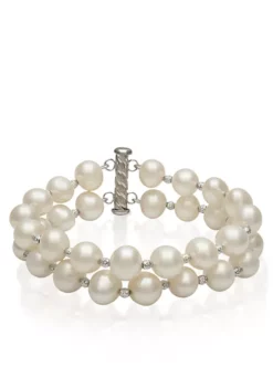Outlet 🔔 Sterling Silver Freshwater Pearl Bracelet by Belk & Co. 🤩