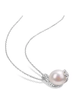 Best deal ✔️ 2-Piece Set of 12-12.5MM Freshwater Cultured Pearl and 1/6 ct. t.w. Diamond Ring and Pendant with Chain in Sterling Silver by Belk & Co. ✔️ 10 Best deal ✔️ 2-Piece Set of 12-12.5MM Freshwater Cultured Pearl and 1/6 ct. t.w. Diamond Ring and Pendant with Chain in Sterling Silver by Belk & Co. ✔️ -DealsBelk & Co. Store Belk 14671