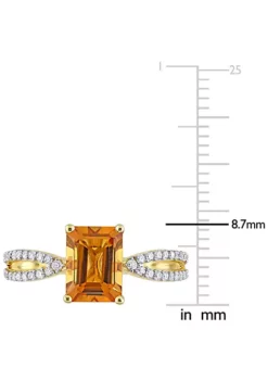 Best deal ๐ Octagon Madeira Citrine and 1/5 CT TW Diamond Ring in 14k Yellow Gold by Belk & Co. ๐ 9 Best deal ๐ Octagon Madeira Citrine and 1/5 CT TW Diamond Ring in 14k Yellow Gold by Belk & Co. ๐ -DealsBelk & Co. Store Belk 14700