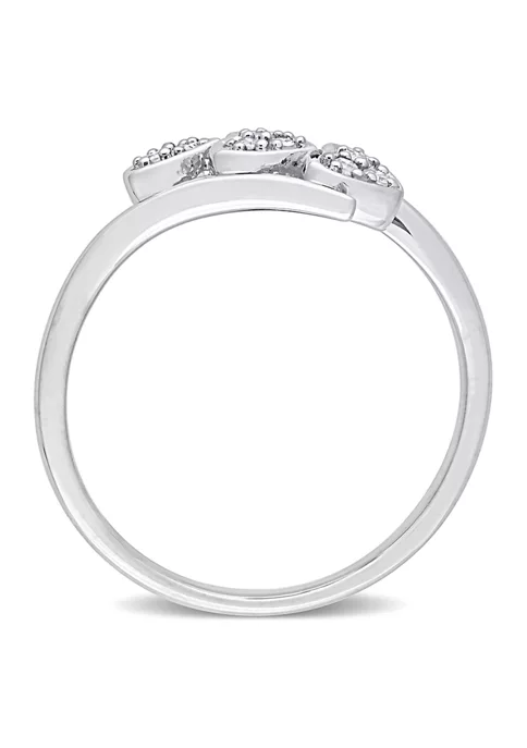 Deals ๐ 1/10 CT TW Diamond Triple Heart Bypass Promise Ring in Sterling Silver by Belk & Co. ๐ 2 Deals ๐ 1/10 CT TW Diamond Triple Heart Bypass Promise Ring in Sterling Silver by Belk & Co. ๐ - Image 2