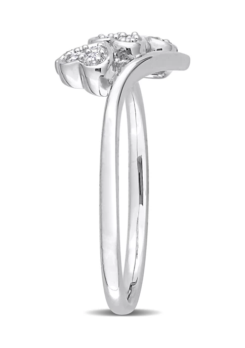 Deals ๐ 1/10 CT TW Diamond Triple Heart Bypass Promise Ring in Sterling Silver by Belk & Co. ๐ 3 Deals ๐ 1/10 CT TW Diamond Triple Heart Bypass Promise Ring in Sterling Silver by Belk & Co. ๐ - Image 3