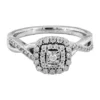 Cheapest ✔️ 1/4 ct. t.w. Diamond Ring in 10K White Gold by Belk & Co. 🔥