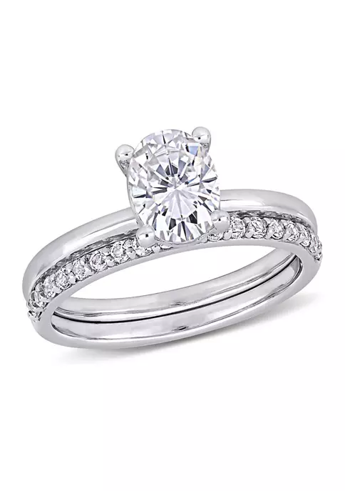 Best deal ๐ฏ Lab Created 3.3 CT TGW Created White Sapphire Oval Bridal Ring Set in 10k White Gold by Belk & Co. ๐ 1 Best deal ๐ฏ Lab Created 3.3 CT TGW Created White Sapphire Oval Bridal Ring Set in 10k White Gold by Belk & Co. ๐