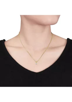 Discount ๐ฅ 1/10 ct. t.w. Diamond Solitaire Pendant with Chain in 14K Yellow Gold by Belk & Co. ๐ 4 Discount ๐ฅ 1/10 ct. t.w. Diamond Solitaire Pendant with Chain in 14K Yellow Gold by Belk & Co. ๐ -DealsBelk & Co. Store Belk 14810