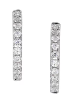 Cheap 👍 Grown With Love 1/2 ct. t.w. Lab Created Diamond Earrings in 10K White Gold by Belk & Co. 🥰