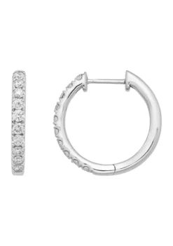 Cheap 👍 Grown With Love 1/2 ct. t.w. Lab Created Diamond Earrings in 10K White Gold by Belk & Co. 🥰 -DealsBelk & Co. Store Belk 14883