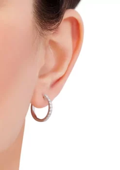 Cheap 👍 Grown With Love 1/2 ct. t.w. Lab Created Diamond Earrings in 10K White Gold by Belk & Co. 🥰 -DealsBelk & Co. Store Belk 14885