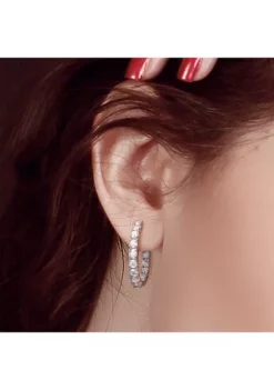 Flash Sale ๐ 3 ct. t.w. Created Moissanite Hoop Earrings in Sterling Silver by Belk & Co. ๐ฅ 8 Flash Sale ๐ 3 ct. t.w. Created Moissanite Hoop Earrings in Sterling Silver by Belk & Co. ๐ฅ -DealsBelk & Co. Store Belk 14898