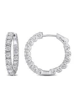 Flash Sale ๐ 3 ct. t.w. Created Moissanite Hoop Earrings in Sterling Silver by Belk & Co. ๐ฅ 9 Flash Sale ๐ 3 ct. t.w. Created Moissanite Hoop Earrings in Sterling Silver by Belk & Co. ๐ฅ -DealsBelk & Co. Store Belk 14899