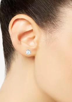 Top 10 🛒 Sterling Silver 5mm Round White Topaz Stud Earrings by Belk & Co. 👍 -DealsBelk & Co. Store Belk 15003