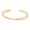 Promo 🛒 Crisscross Open Cuff Bangle in 10K Yellow Gold by Belk & Co. 😉