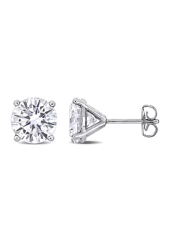 Deals 🎁 4 ct. t.w. Created Moissanite Solitaire Stud Earrings in 14k White Gold by Belk & Co. ⭐ -DealsBelk & Co. Store Belk 15104