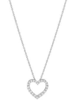 Hot Sale 🧨 Grown With Love 1/3 ct. t.w. Lab Created Diamond Pendant with 18 Inch Rope Chain in 10K White Gold by Belk & Co. ✨ -DealsBelk & Co. Store Belk 15124