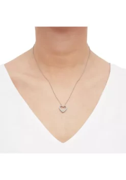 Hot Sale 🧨 Grown With Love 1/3 ct. t.w. Lab Created Diamond Pendant with 18 Inch Rope Chain in 10K White Gold by Belk & Co. ✨ -DealsBelk & Co. Store Belk 15126