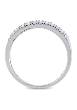 Best Pirce 🔔 1/4 ct. t.w. Diamond Anniversary Band In Sterling Silver by Belk & Co. 🛒 -DealsBelk & Co. Store Belk 15131