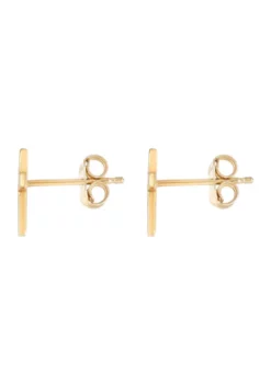 Promo 🎉 14KY CROSS POST EARRING by Belk & Co. ✨ -DealsBelk & Co. Store Belk 15146
