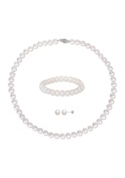 Wholesale ๐ 9-11 Millimeter Tahitian and Cultured South Sea Pearl Drop Necklace in Sterling Silver by Belk & Co. ๐